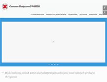 Tablet Screenshot of cmpromed.pl